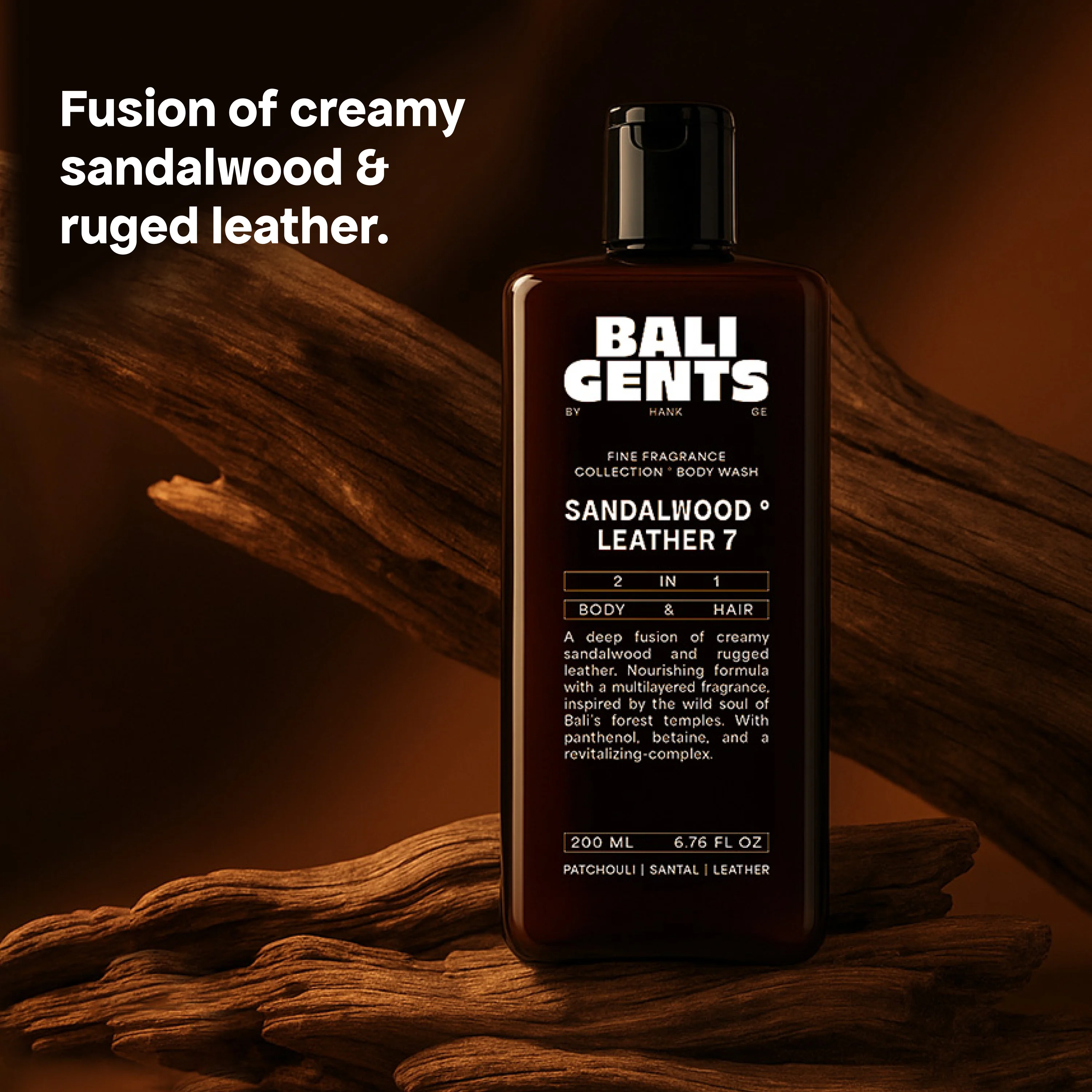 DUSCHGEL SANDALWOOD LEATHER 7 - Image 5